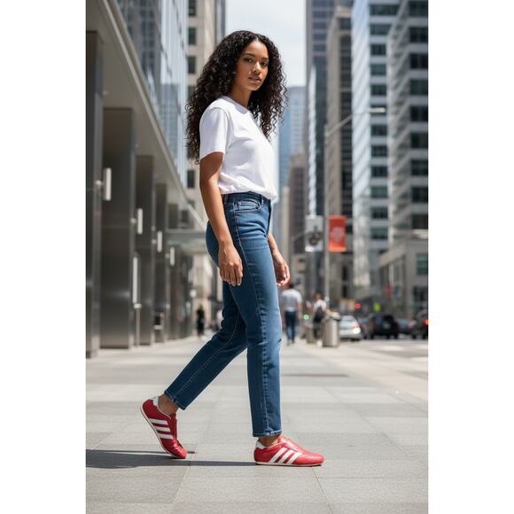 adidas Shoes - NEW Adidas Originals Taekwondo Leather Women's 7.5, Red/ White JS4020